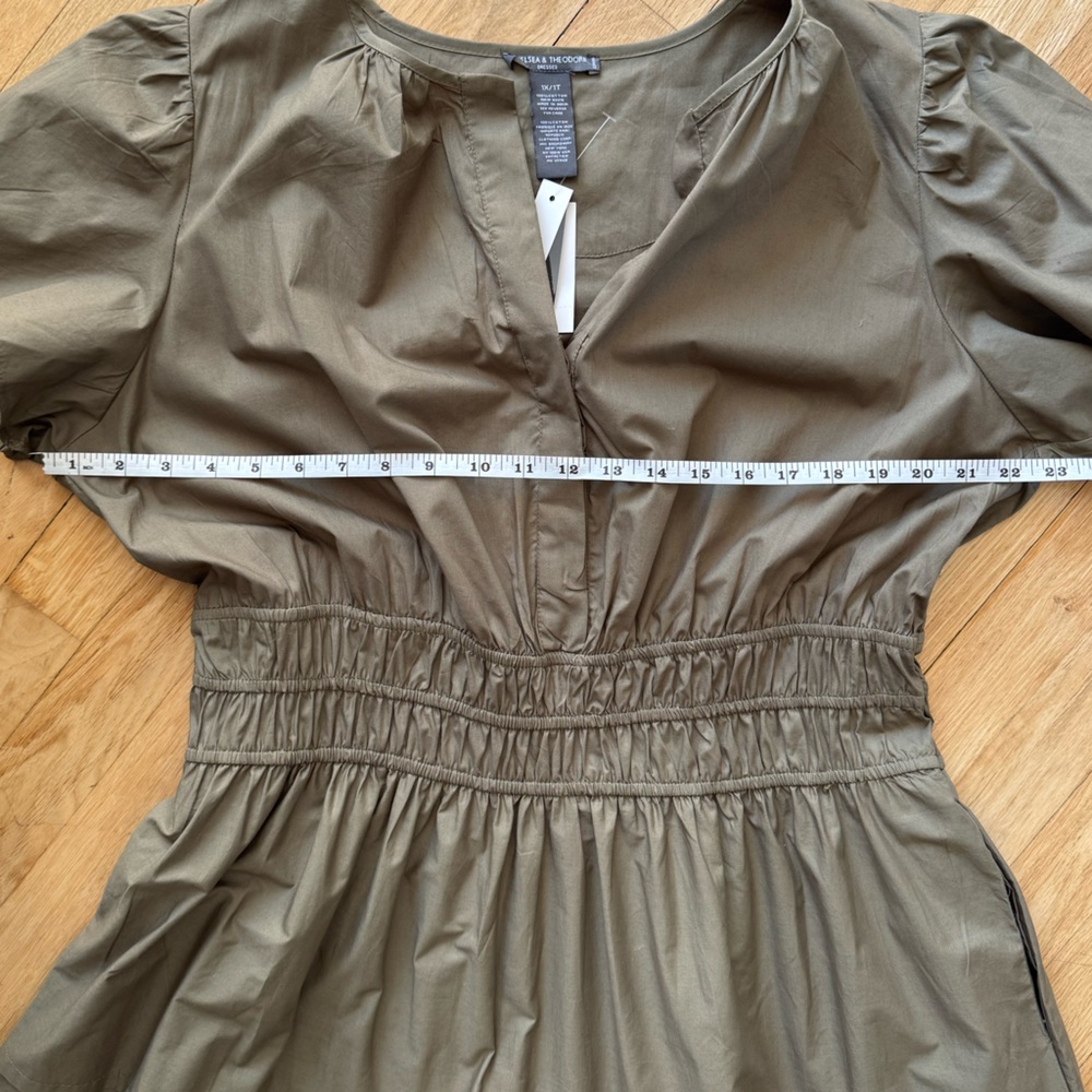 Puff Sleeve Tiered Dress - Picture 9 of 13